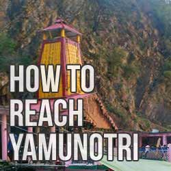 How to Reach Yamunotri
